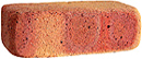 Cottage Style Golden Peach Color Cobble Clay Brick
