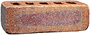 Golden Sand Color Cobble Clay Brick with Shade