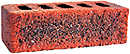 Super Red color Rock Face Clay Brick with Sunset Clinker Shade