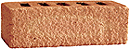 Golden Peach Color Rock Face Clay Brick