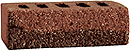 Golden Brown Color Rock Face Brick