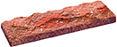 Lavender Color Rockface Sliced Brick Veneer with Shade